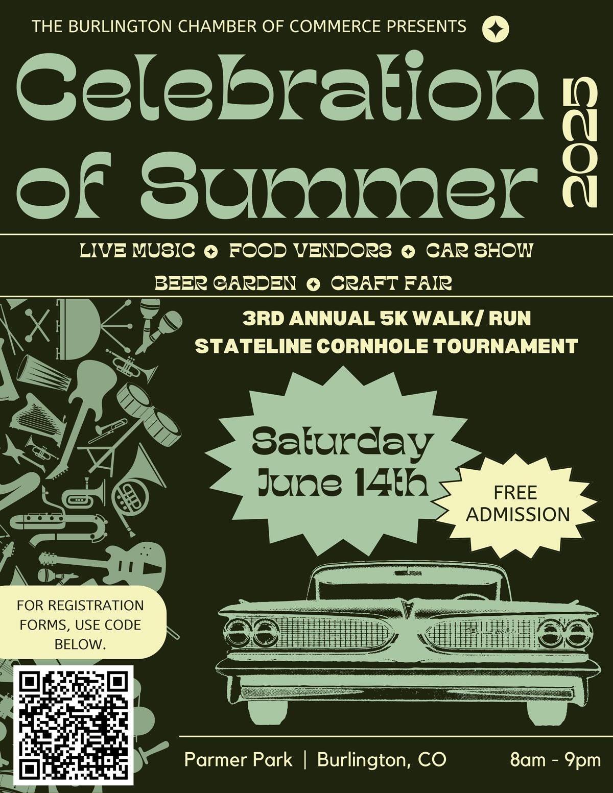 Celebration of Summer event flyer